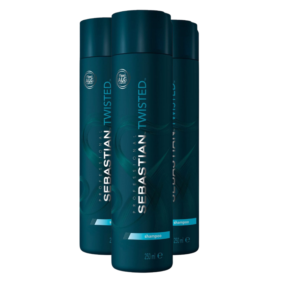 Sebastian Twisted Elastic Shampoo - 3 Stuks - Voordeelverpakking