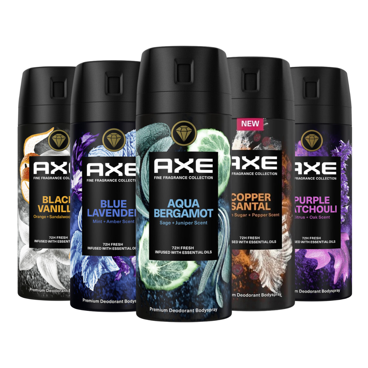 Axe Fine Fragrance - Geschenkset - 5 Stuks - Voordeelverpakking