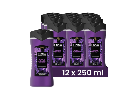 Axe Fine Fragrances Shower Gel Purple Patchouli 300ml 12x