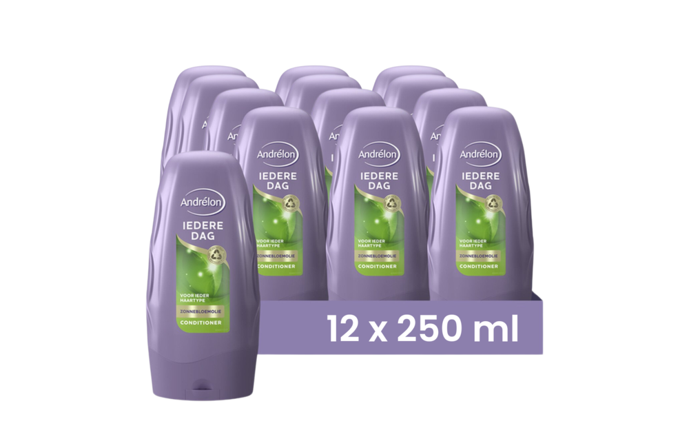 Andrelon Conditioner Iedere Dag 250ML - 12 Stuks - Voordeelverpakking