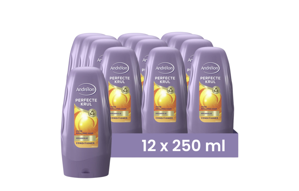 Andrelon Conditioner Perfecte Krul 250ML - 12 Stuks - Voordeelverpakking