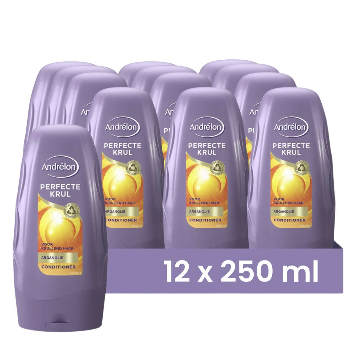 Andrelon Conditioner Perfecte Krul 250ML  - 12 Stuks - Voordeelverpakking