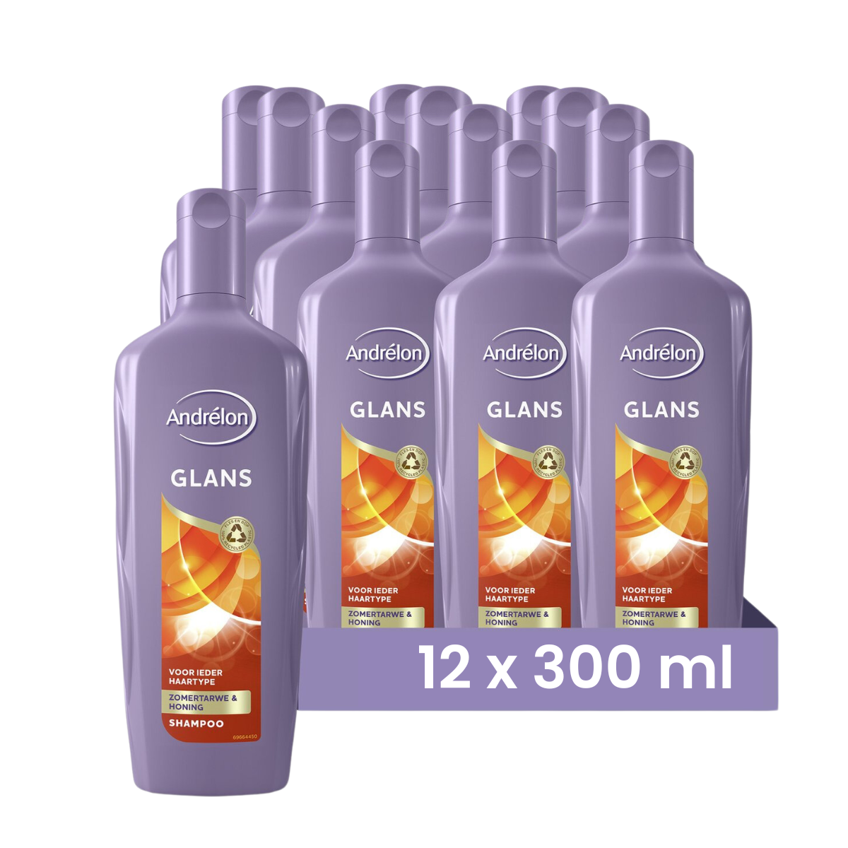 Andrelon Shampoo Glans 300ML  - 12 Stuks - Voordeelverpakking