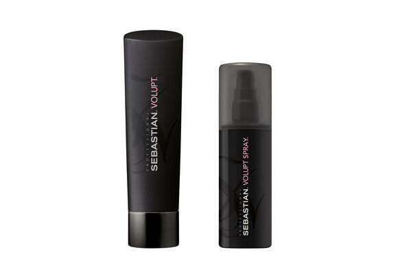 Sebastian - Volupt Shampoo 250ml - Volupt Spray 150ml - Voordeelverpakking