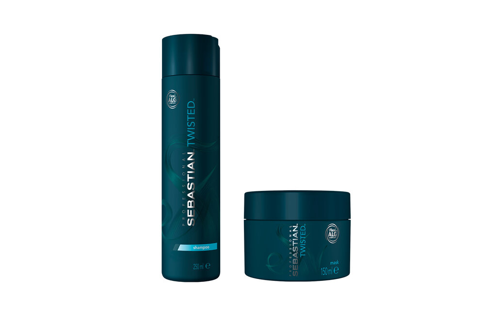 Sebastian - Twisted Elastic Shampoo 250ml - Twisted Elastic Treatment 150ml - Voordeelverpakking