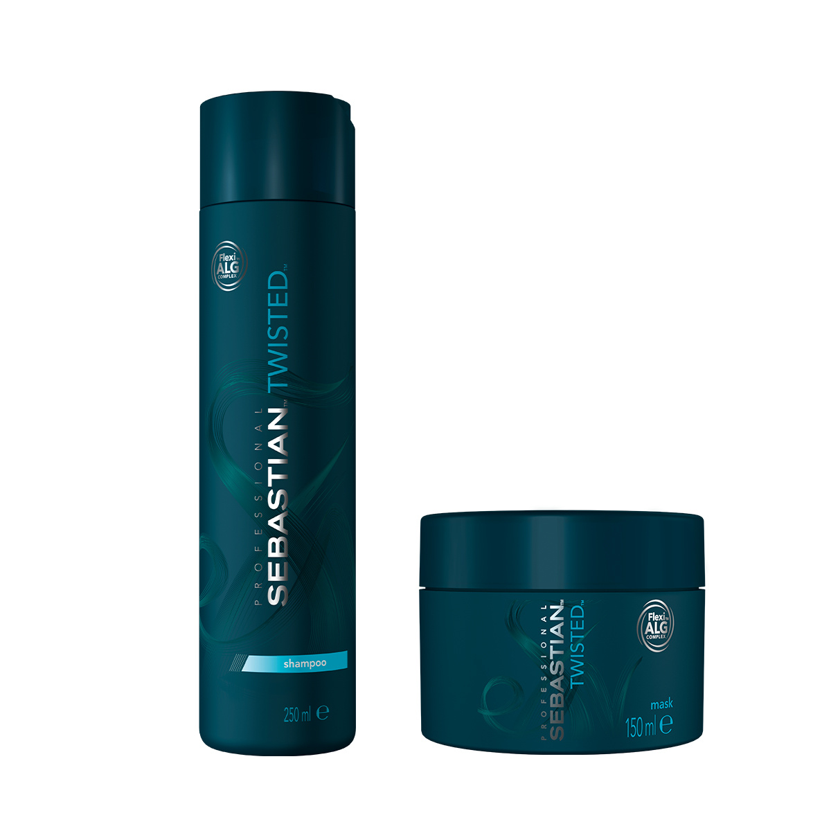 Sebastian - Twisted Elastic Shampoo 250ml - Twisted Elastic Treatment 150ml - Voordeelverpakking