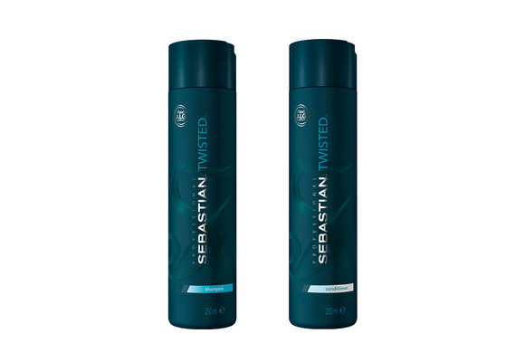 Sebastian - Twisted Elastic Shampoo 250ml - Twisted Elastic Conditioner 250ml - Voordeelverpakking