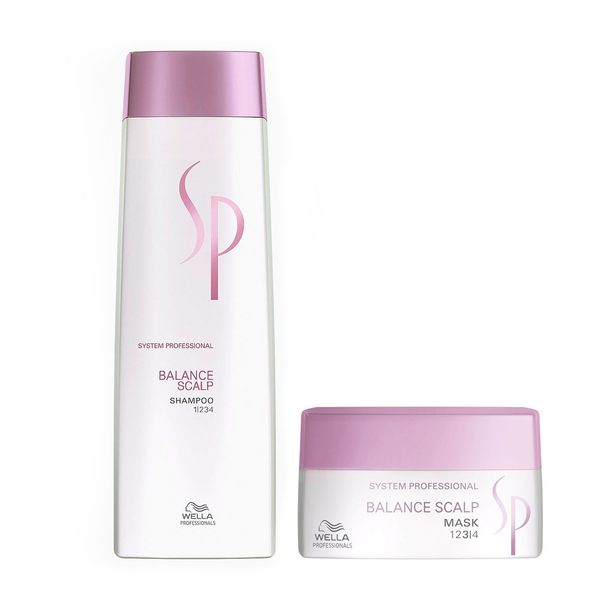 Wella - SP Balance Scalp Shampoo 250ml - Balance Scalp Mask 200ml - Voordeelverpakking -