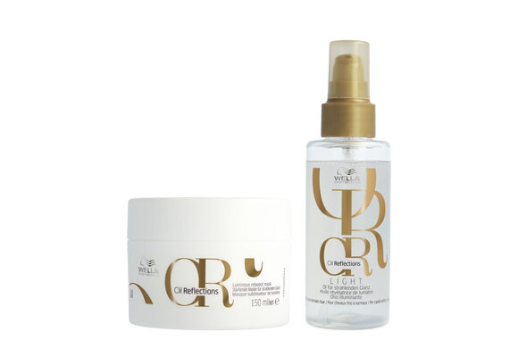 Wella - Oil Reflections Luminous Reboost Mask 150ml - Oil Reflections Light Luminous Reflective Oil Oil 100ml - Voordeelverpakking