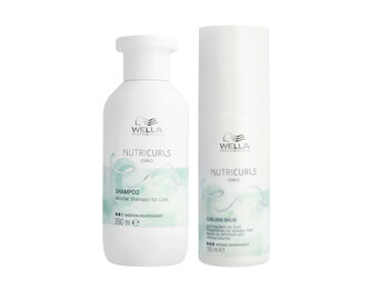 Wella - Nutricurls Shampoo Curls 250ml - Nutricurls Curlixer 150ml - Voordeelverpakking