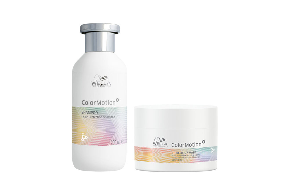 Wella - Colormotion Shampoo 250ml - Colormotion Mask 150ml - Voordeelverpakking
