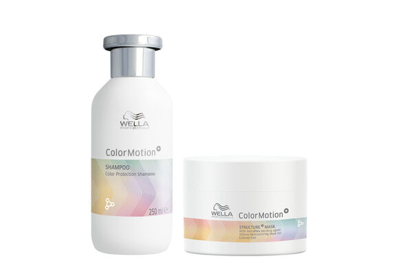 Wella - Colormotion Shampoo 250ml - Colormotion Mask 150ml - Voordeelverpakking
