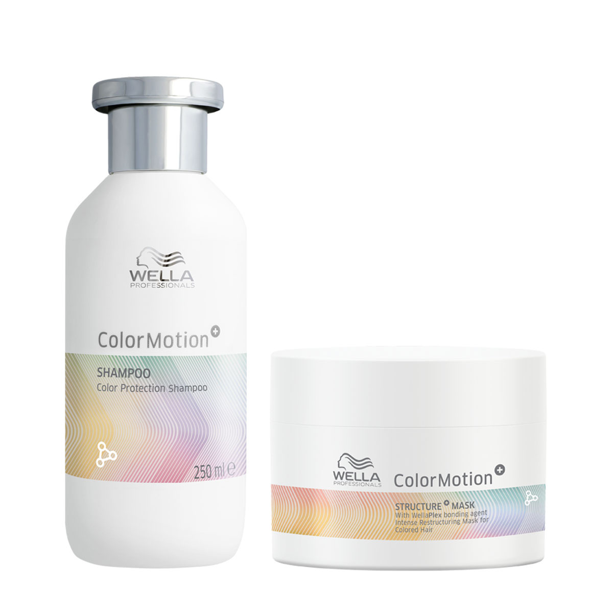 Wella - Colormotion Shampoo 250ml - Colormotion Mask 150ml - Voordeelverpakking