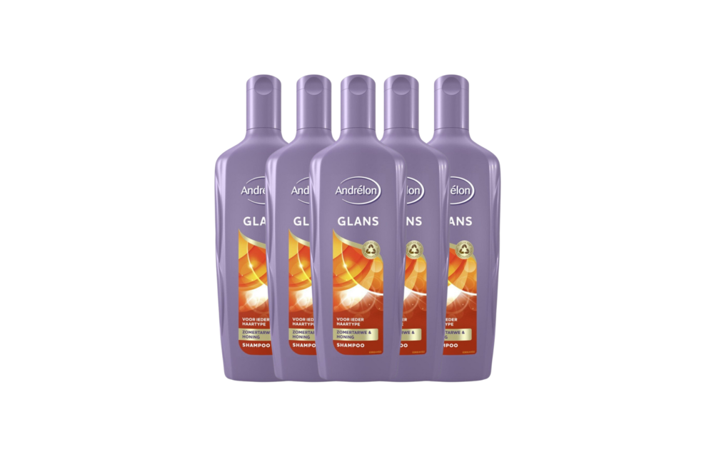Andrelon Shampoo Glans 300ML x 5 - voordeelverpakking