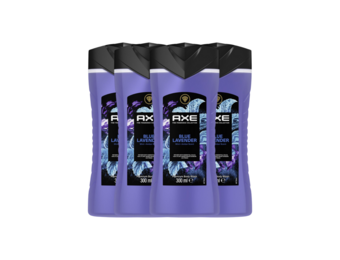 Axe Douchegel Blue Lavender 300 ml x 4 - voordeelverpakking