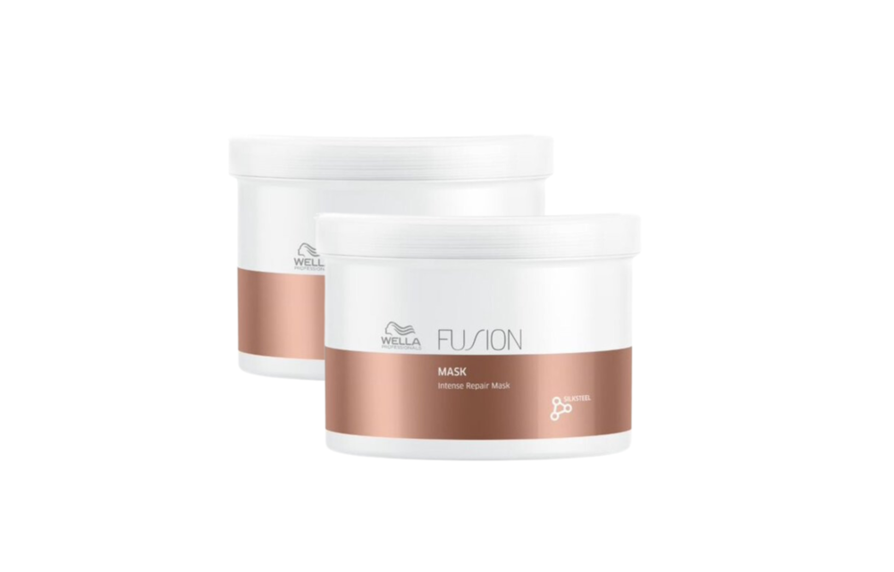 Wella Herstellend Haar Masker Fusion - 500ml - 2 Stuks - Voordeelverpakking