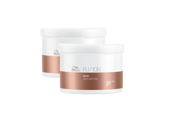Wella Herstellend Haar Masker Fusion - 500ml - 2 Stuks - Voordeelverpakking