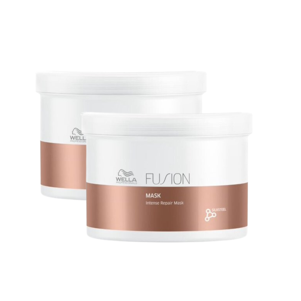 Wella Herstellend Haar Masker Fusion - 500ml - 2 Stuks - Voordeelverpakking