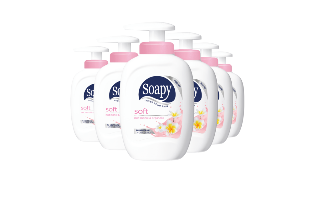 Soapy soft pomp - 6 Stuks - Voordeelverpakking