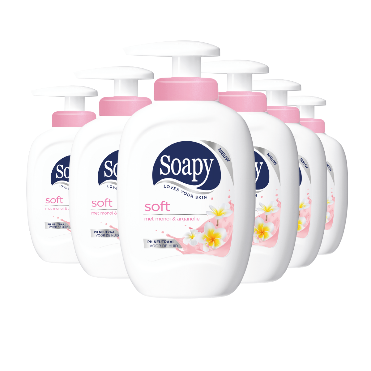 Soapy soft pomp - 6 Stuks - Voordeelverpakking