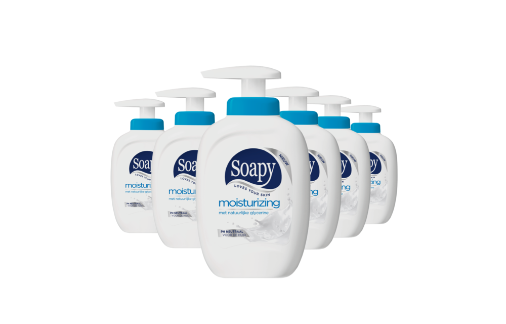 Soapy moisturizing pomp - 6 Stuks - Voordeelverpakking