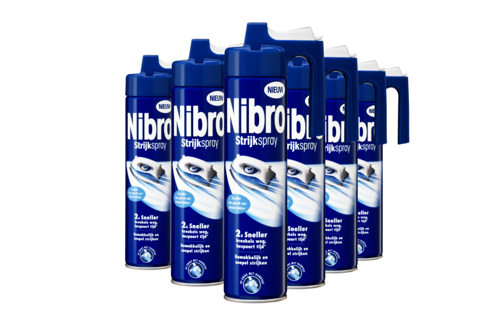 Nibro Strijkspray - 6 Stuks - Voordeelverpakking