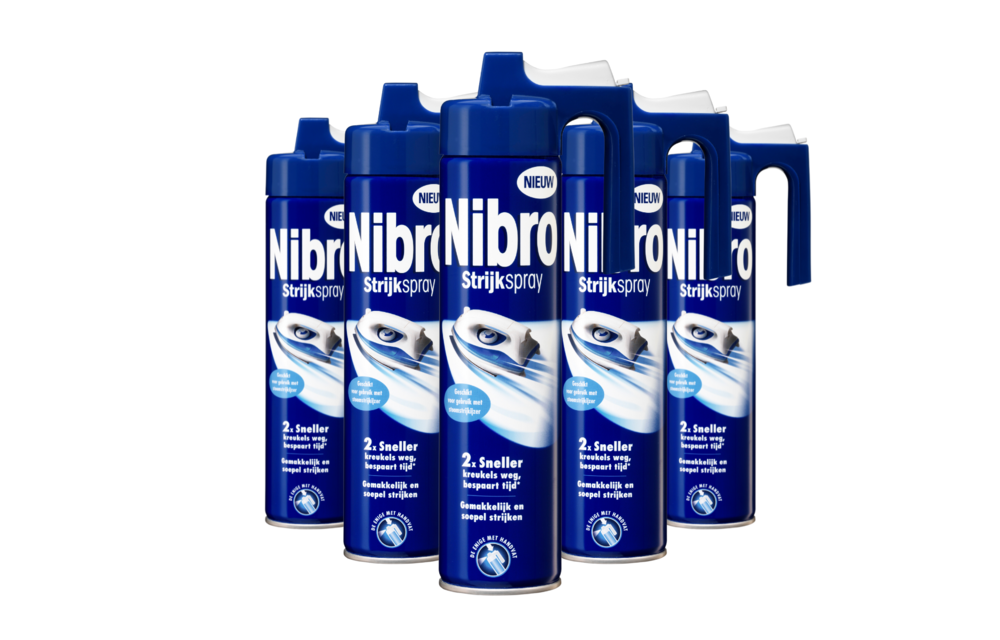 Nibro Strijkspray - 5 Stuks - Voordeelverpakking