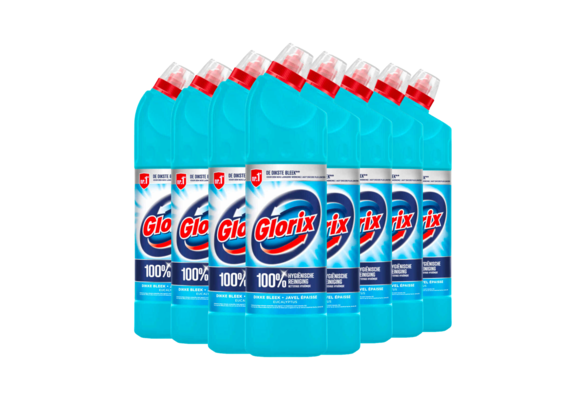 Glorix Bleek Eucalyptus 750ML - 8 Stuks - Voordeelverpakking