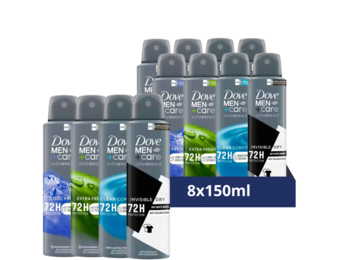 Dove Deodorant Bodyspray Mix Geschenkset - 8 stuks - Voordeelverpakking