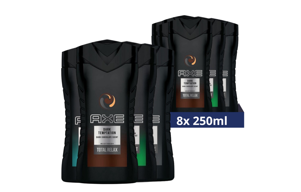 AXE Showergel Mix Geschenkset - 8 stuks - Voordeelverpakking