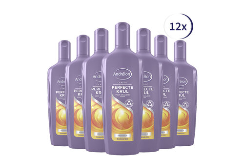 Andrélon Perfecte Krul Shampoo - 12 x 300 ml - Voordeelverpakking