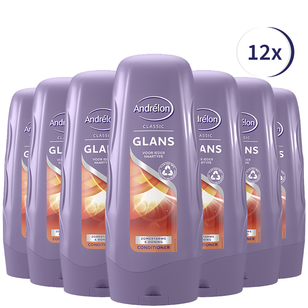Andrélon Classic Glans Conditioner - 12 x 300 ml - Voordeelverpakking