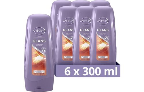 Andrélon Classic Glans Conditioner - 6 x 300 ml - Voordeelverpakking