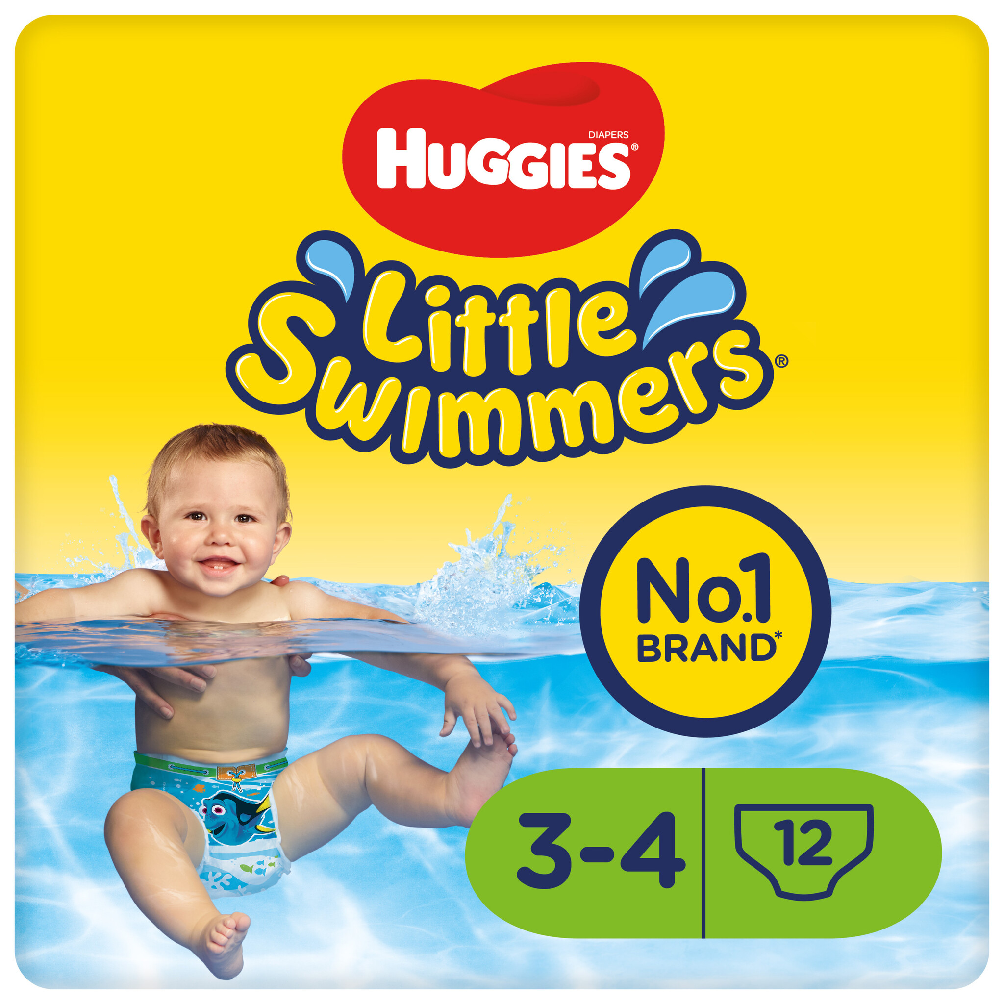 Huggies Little Swimmers - zwemluiers - maat 3/4 - (7 tot 15 kg) - voordeelverpakking - 36 stuks