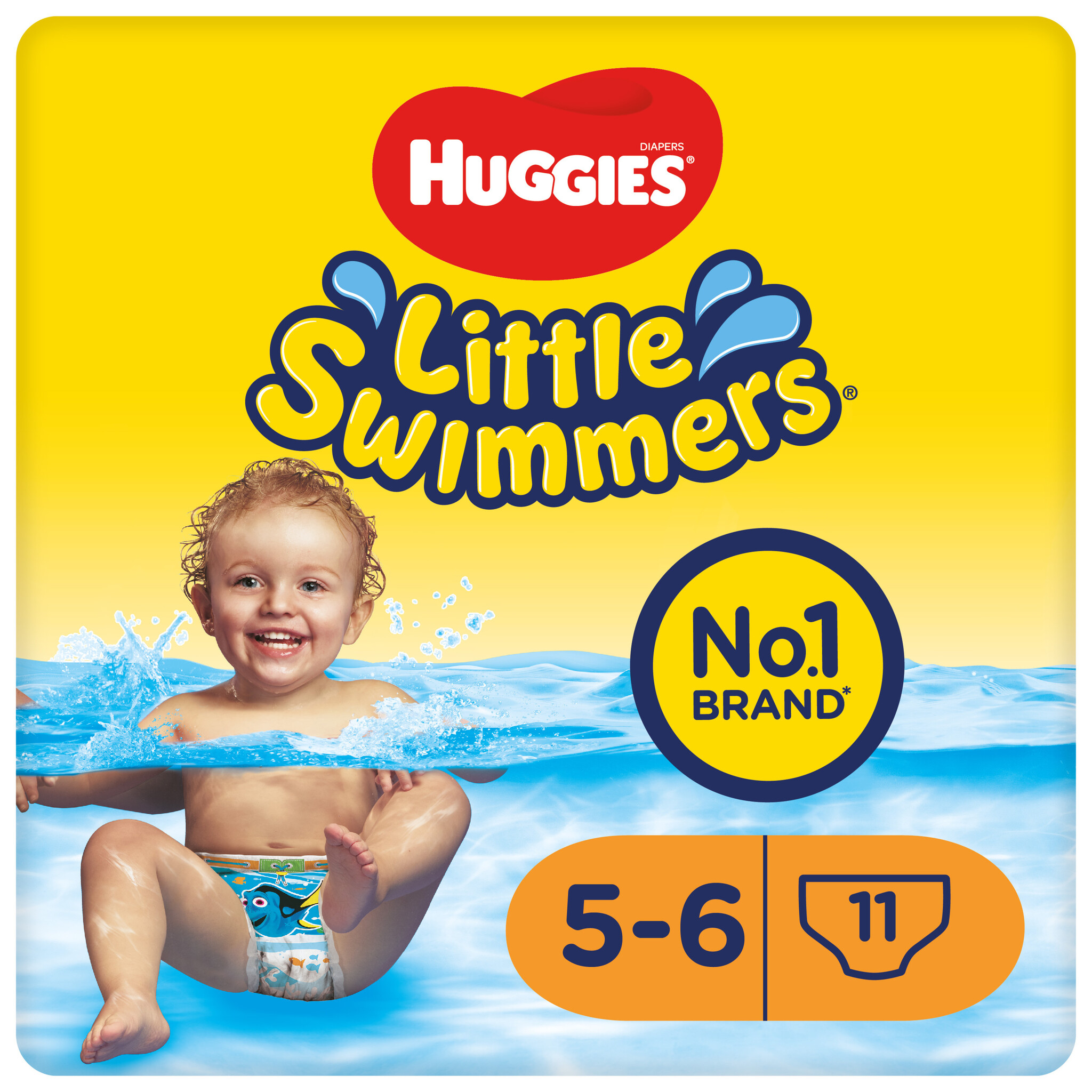 Huggies Little Swimmers - zwemluiers - maat 5/6 - (12 tot 18 kg) - voordeelverpakking - 33 stuks