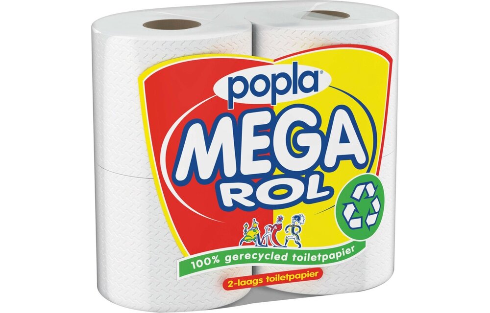 Popla Megarol wc papier - 24 rollen