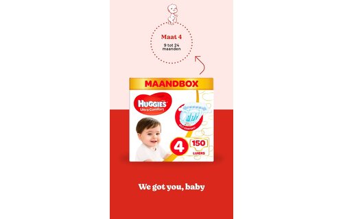 Huggies luiers - Maat 5 (11 tot 25 kg) - 252 stuks (6x42) - Voordeelverpakking