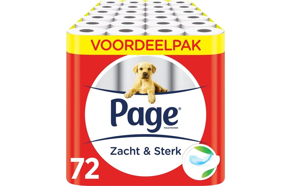 Page toiletpapier - 72 rollen - Zacht & Sterk wc papier - voordeelverpakking