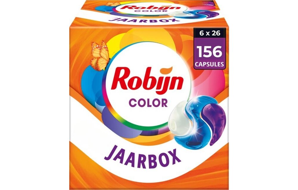 Robijn - Classics Capsules Color? 26 x 6 - Wasbeurten - Voordeelverpakking
