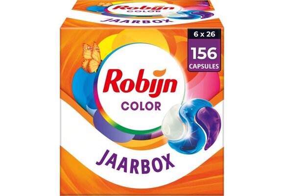 Robijn - Classics Capsules Color? 26 x 6 - Wasbeurten - Voordeelverpakking
