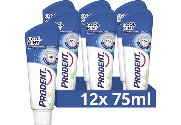 Prodent Tandpasta - Cool Mint - 12 x 75 ml - Voordeelverpakking