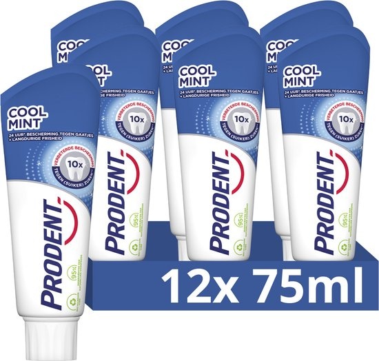 Prodent Tandpasta - Cool Mint - 12 x 75 ml - Voordeelverpakking