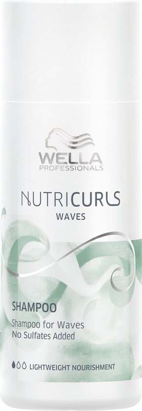 Wella Professionals Nutricurls Shampoo for Curls 50ML - Normale shampoo vrouwen - Voor Alle haartypes