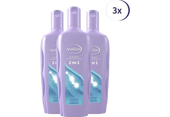 Andrélon - Shampoo - 2in1 - 300ml x 3