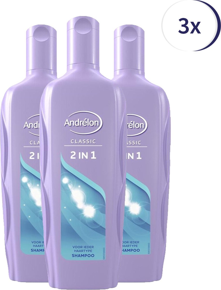Andrélon - Shampoo - 2in1 - 300ml x 3