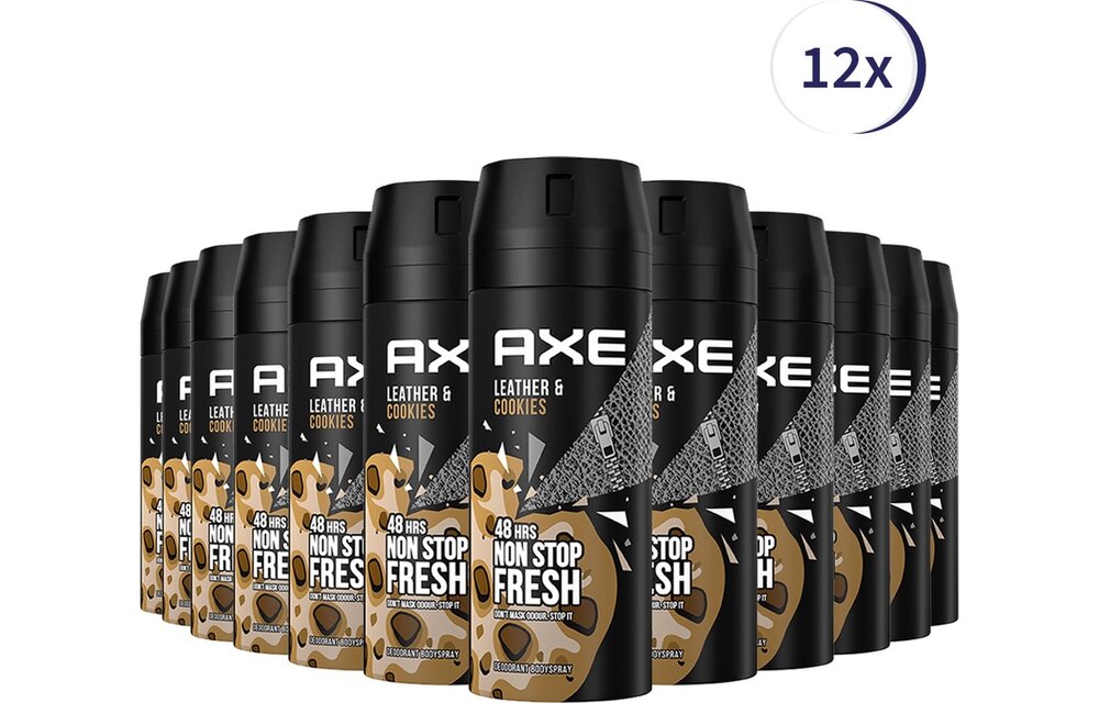 Axe Collision Bodyspray Deodorant - 12 x 150 ml - Voordeelverpakking