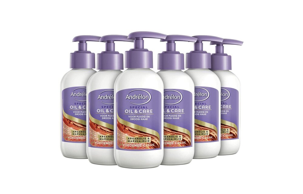 Andrélon Special Oil & Care Haarcrème - 6 x 200 ml - Voordeelverpakking