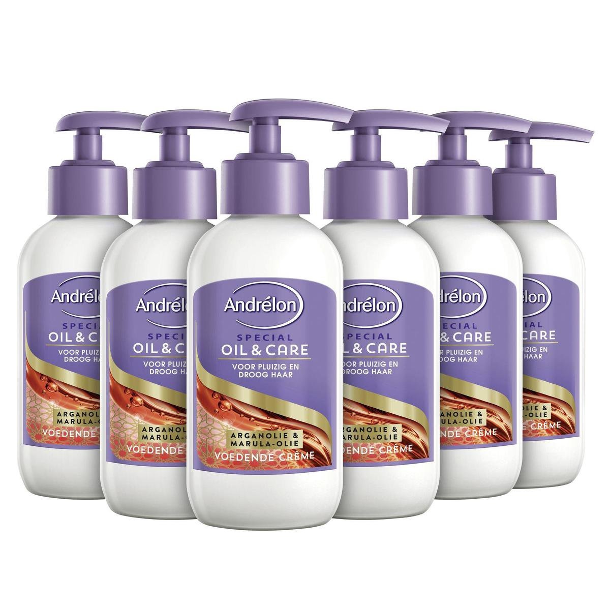 Andrélon Special Oil & Care Haarcrème - 6 x 200 ml - Voordeelverpakking