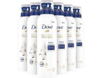 Dove Deeply Nourishing Doucheschuim - 6 x 200 ml - Voordeelverpakking