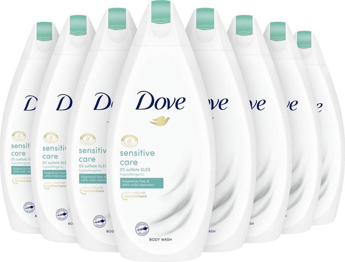 Dove Sensitive Care Body Wash - 6 x 450 ml - Voordeelverpakking